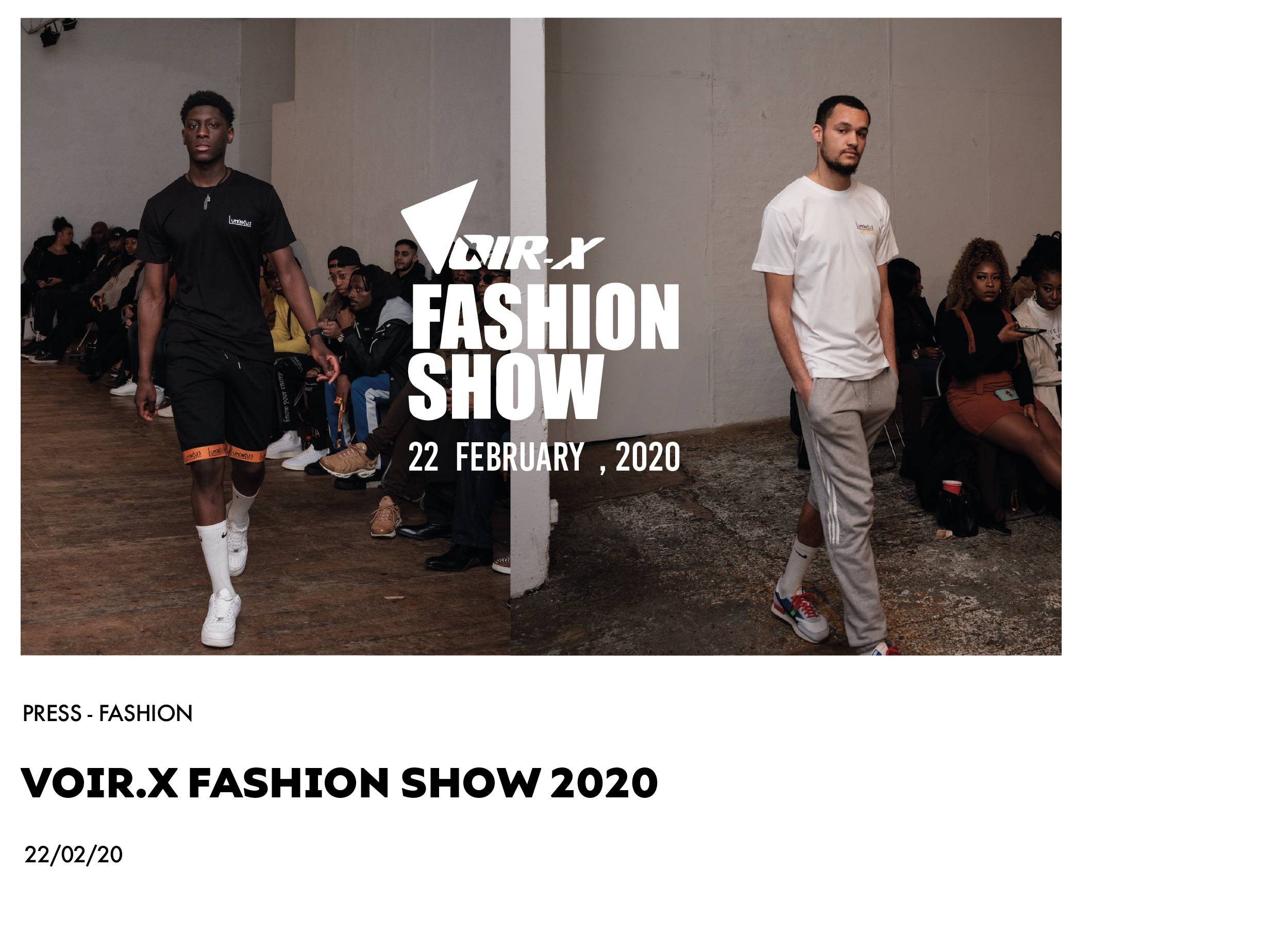 Voir.X Fashion Show 2020