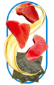 Various fruits containing Vitamin C thats found in the best elderberry gummy supplement