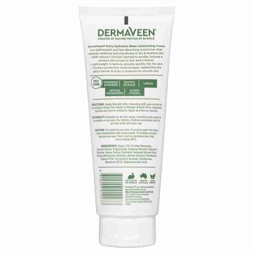 Dermaveen Extra Hydration Sheer Moisturising Cream 200G - Image 3