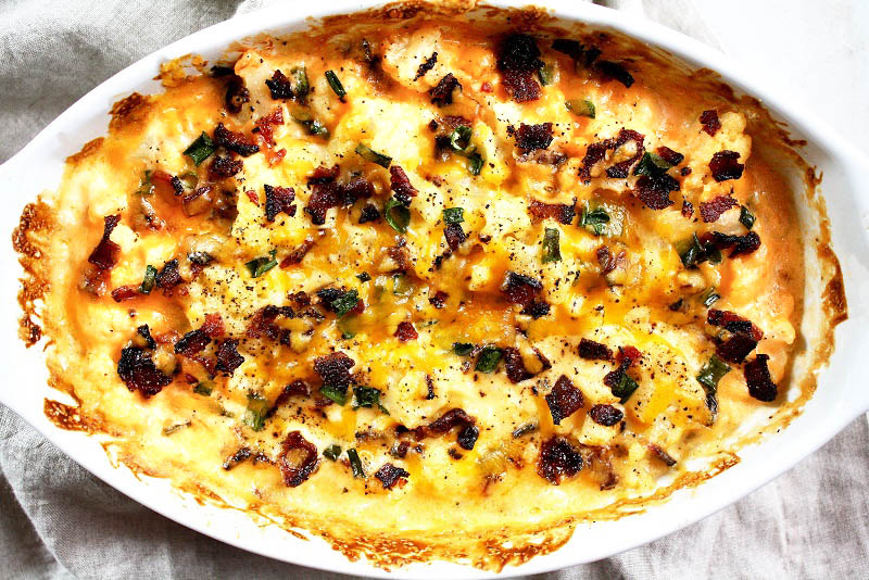 Loaded Cauliflower Bake