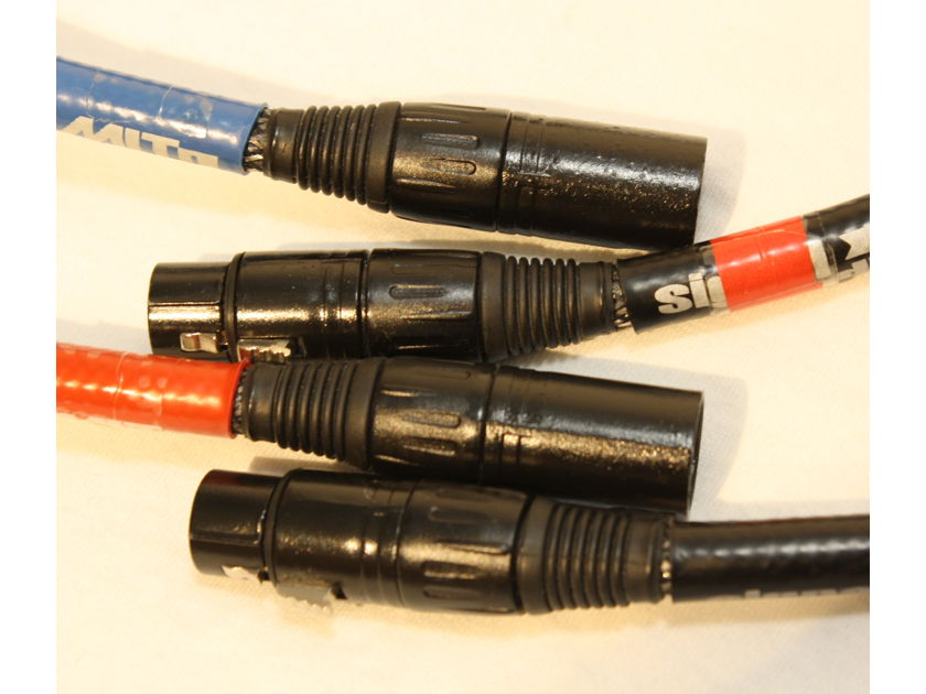 MIT Cables SHOTGUN S1 PROLINE XLR Balanced Interconnects. XLR to XLR Pair. 1m.