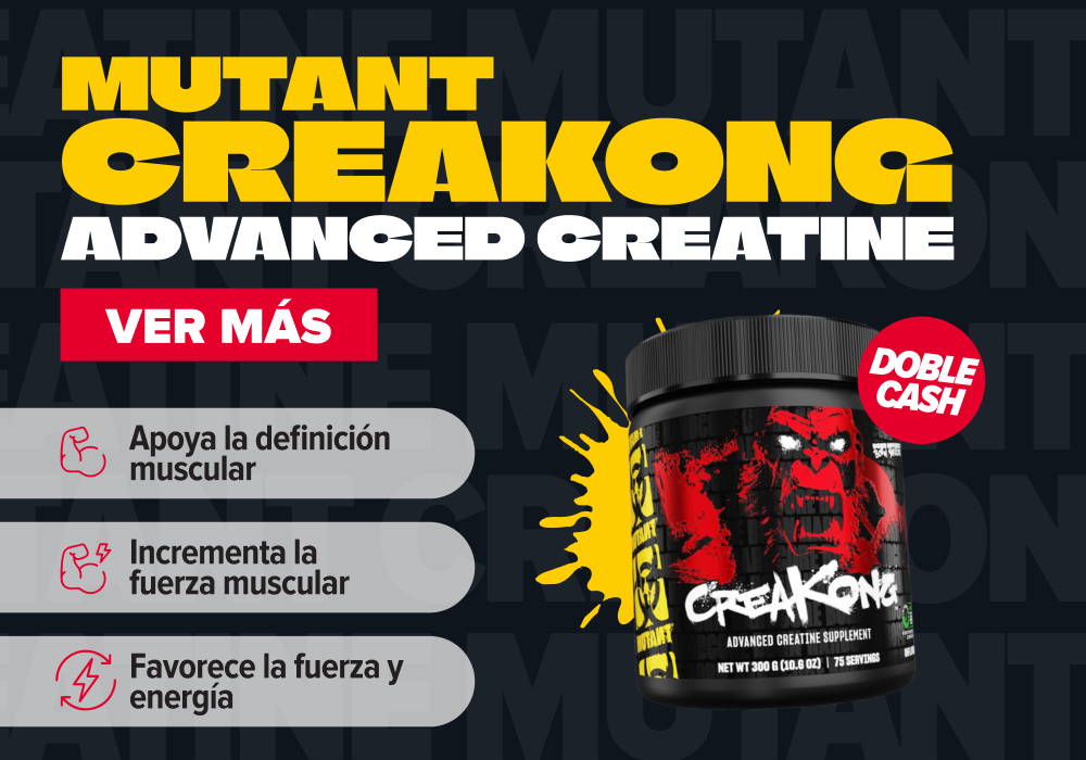 combo mutant mass gainer y creatina