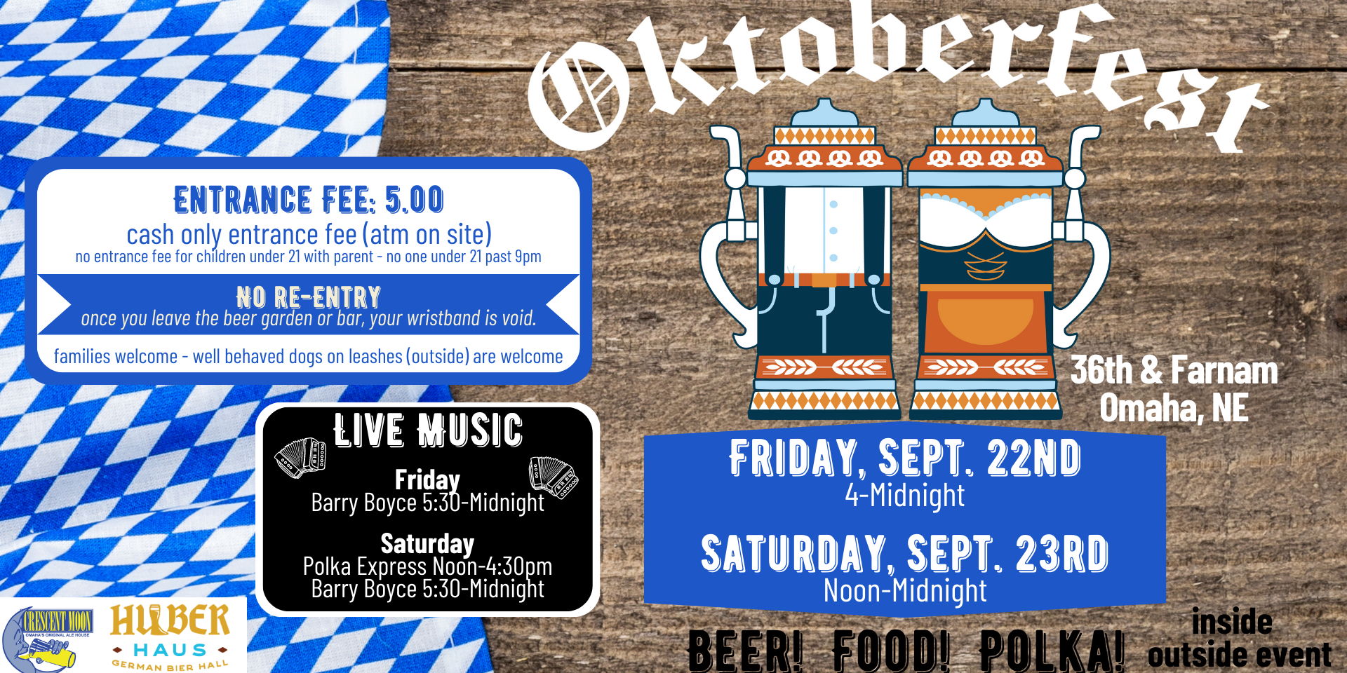 22nd Annual Oktoberfest on Beer Corner USA promotional image