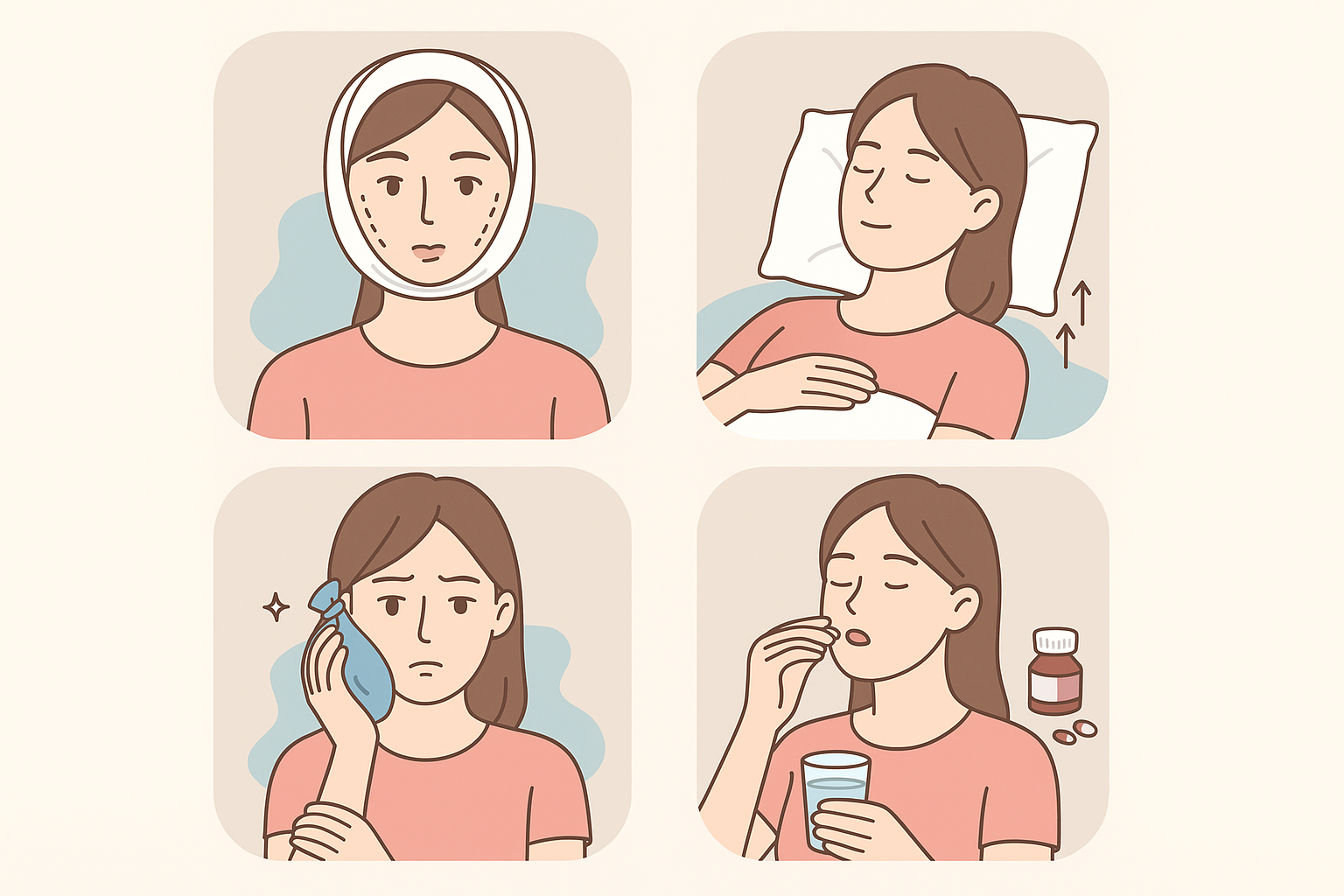 윤곽 수술 사후 관리는 어떻게 해야 할까?