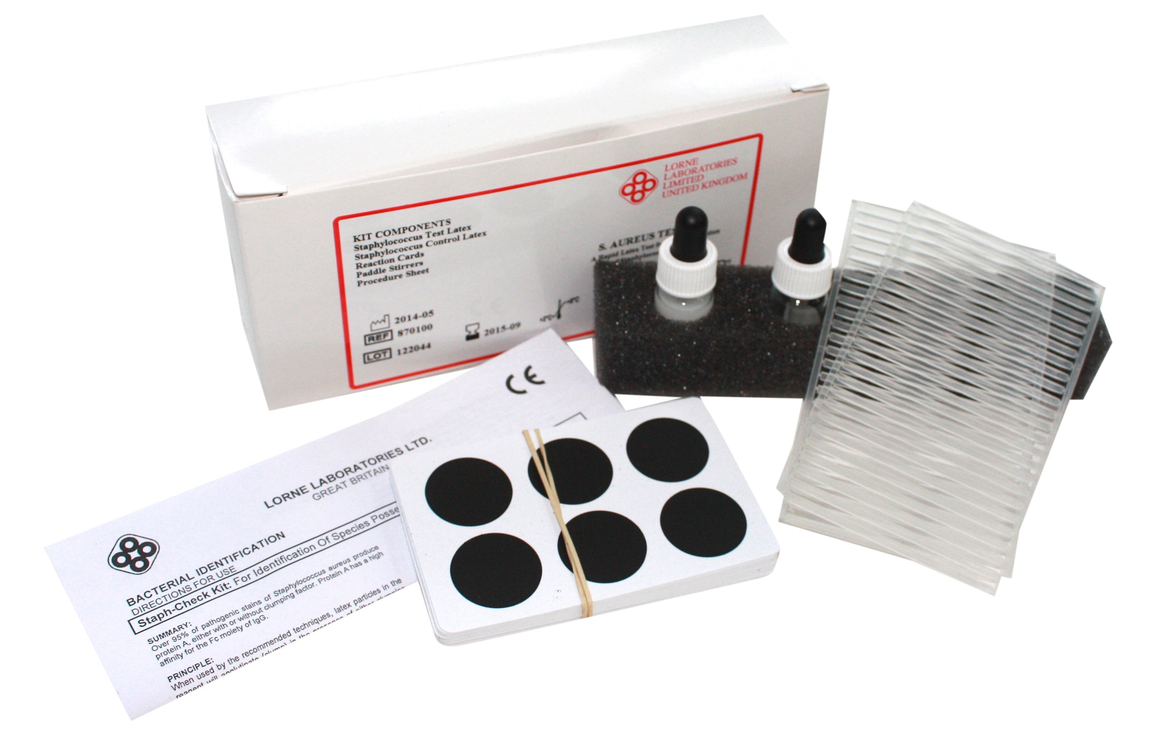 Latex agglutination test kits
