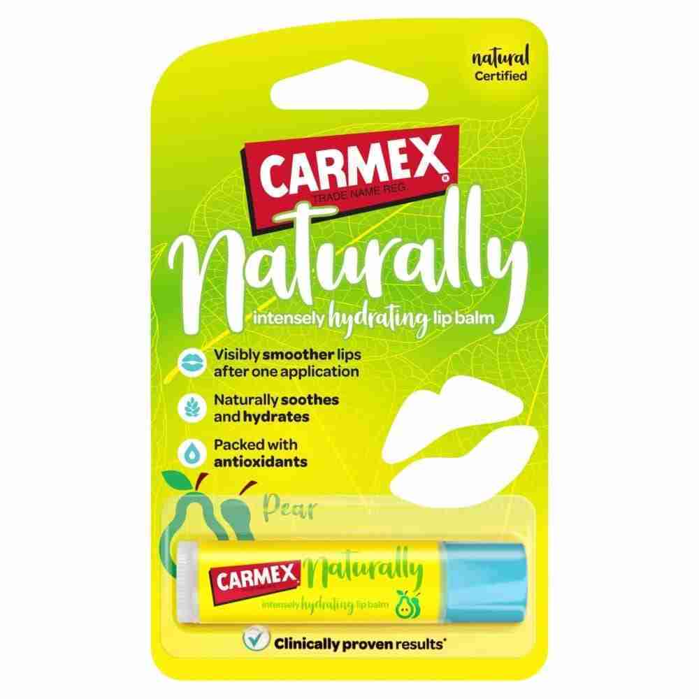 Lot of 3| Carmex 'Naturally' Pear Intensely Hydrating Lip Balm