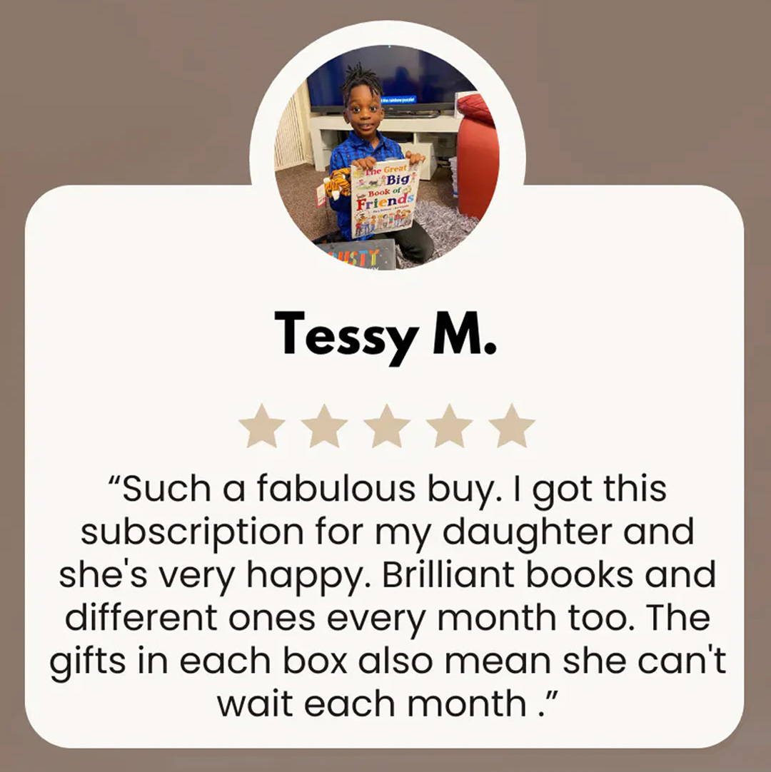 Boy reading a middle-grade WWII book with a review for Happier Every Chapter Thought Leaders book box