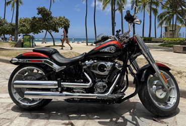 2025 HARLEY-DAVIDSON FAT BOY motorcycle for rent near Honolulu, HI