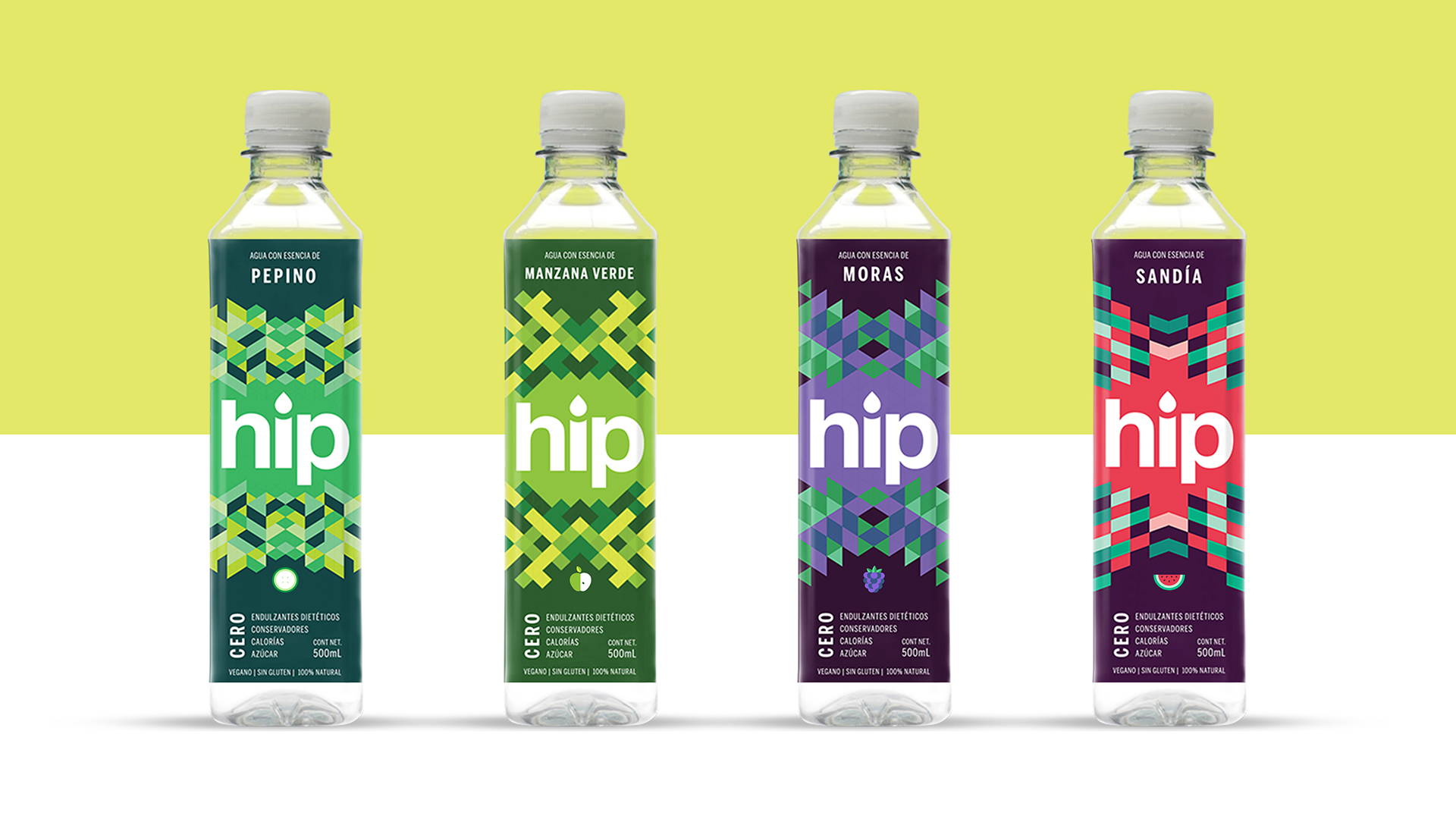 Featured image for Check Out the Beautiful Geometric Packaging for Hip Water
