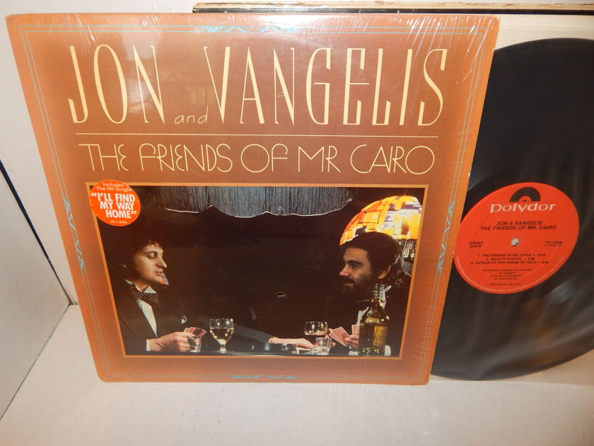 Jon Anderson and Vangelis - Friends Of MR. Cairo YES Shrink I'll Find My Way Home NM LP