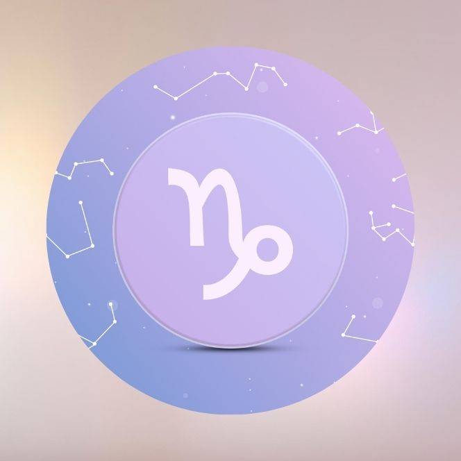 Symbole astrologique du Capricorne, signe de terre représentant la persévérance, la discipline et la réussite – HOKEE Minéraux