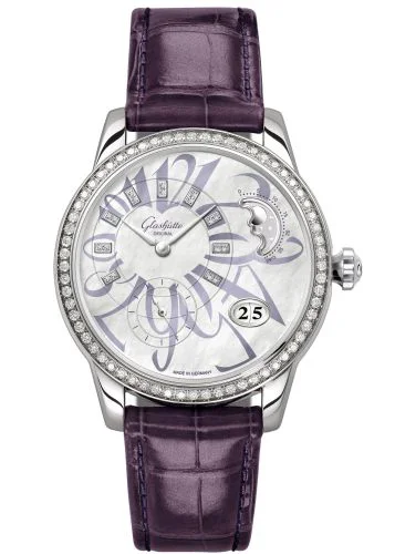 PanoMatic Luna Stainless Steel / Diamond / MOP / Alligator / Pin