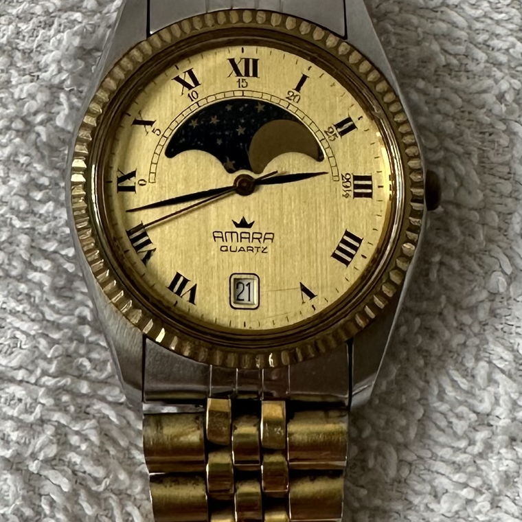 Vintage Armbanduhr (gold silver)