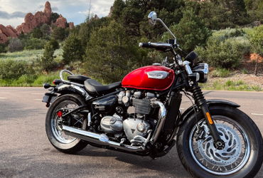 2018 TRIUMPH BONNEVILLE SPEEDMASTER motorcycle for rent near Colorado Springs, CO