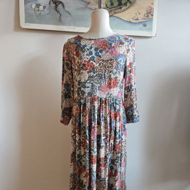 Dress maxi midi flowers 