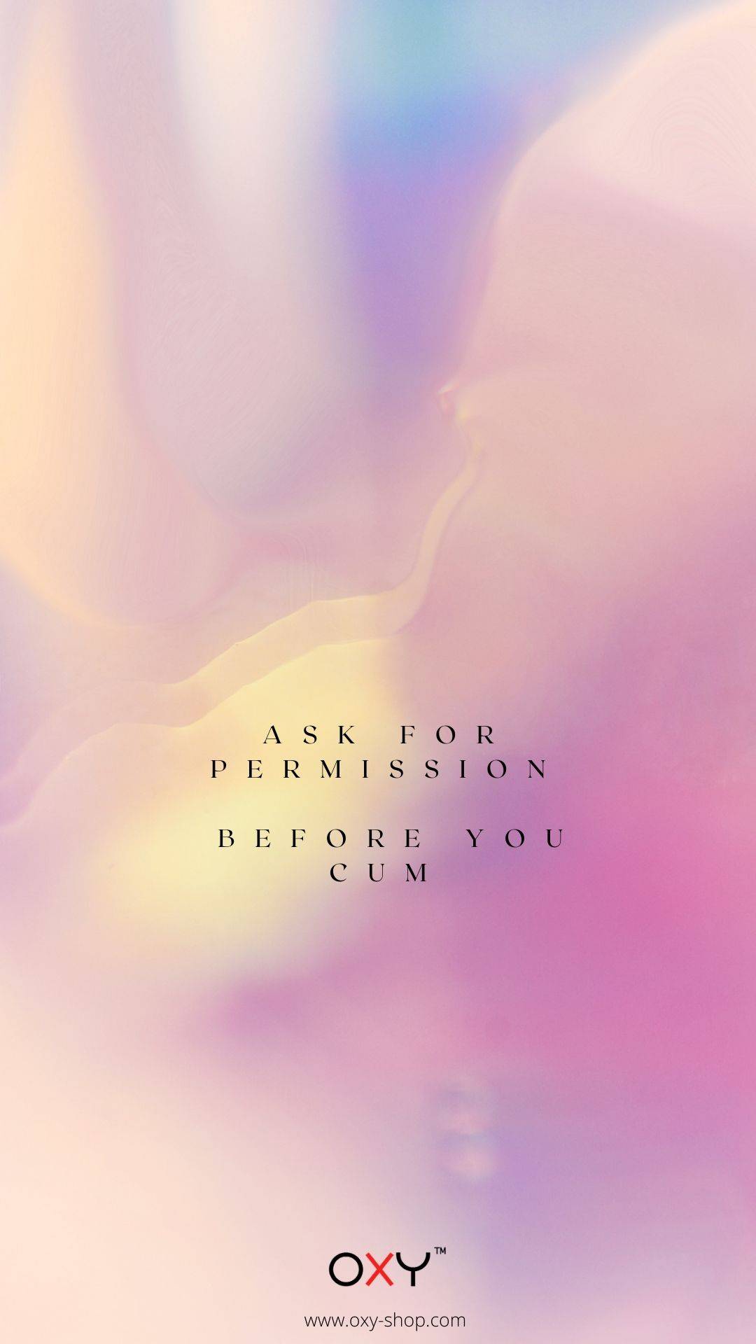 Ask for premission before you cum. - BDSM wallpaper