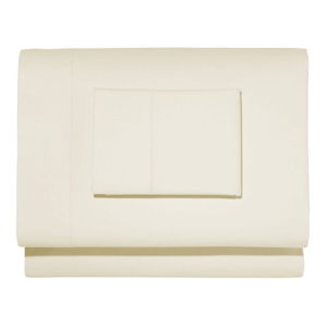 280-Thread-Count Pima Cotton Percale Sheet Set | Cream Queen