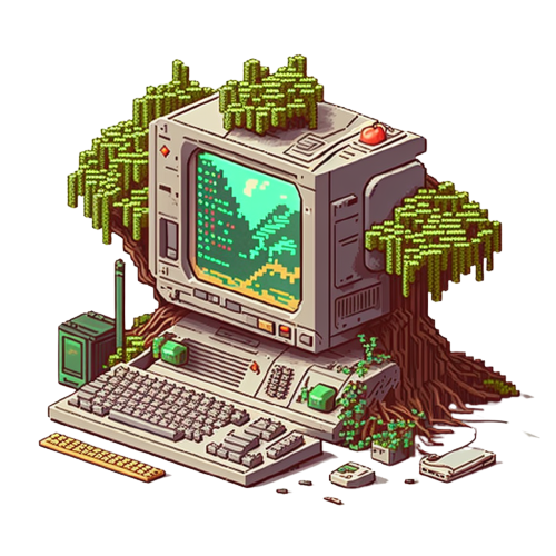 gambar komputer dengan suasana hutan