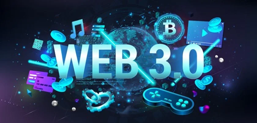 top 10 best Web3 games - Blockchain games - Cryptocurrency, blockchain, and gaming technology combined in one image