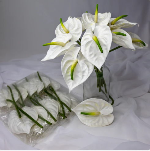 Anthurium Small Red - Realistic Artificial Flowers - Image 8