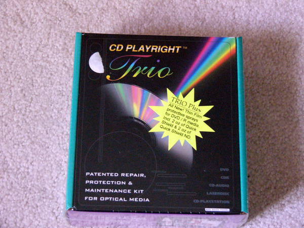 Cd Playright Trio - Sealed and Brand New repair, protec...