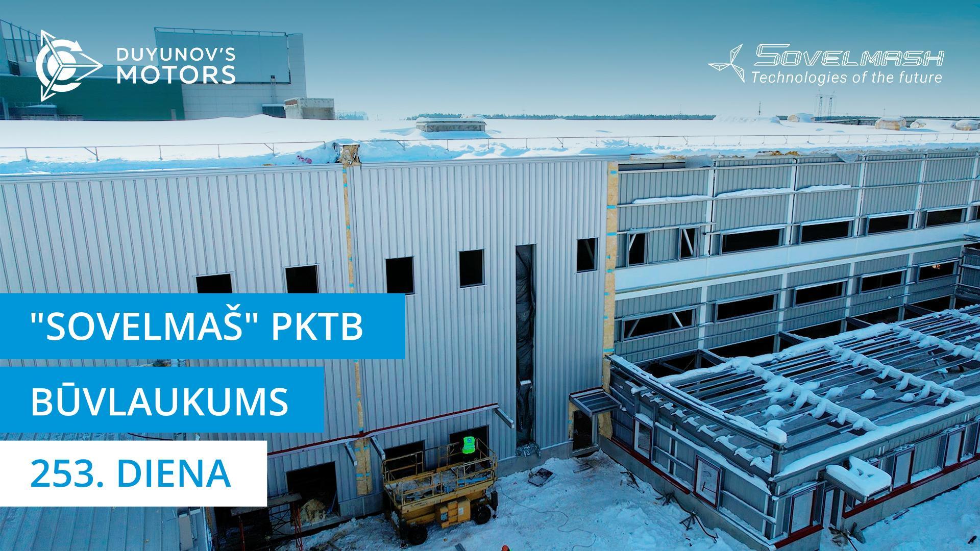 PKTB ēkas ārējā apšuvuma izveide | 253. diena