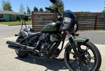 2023 INDIAN CHIEF DARK HORSE motorcycle for rent near Spokane, WA
