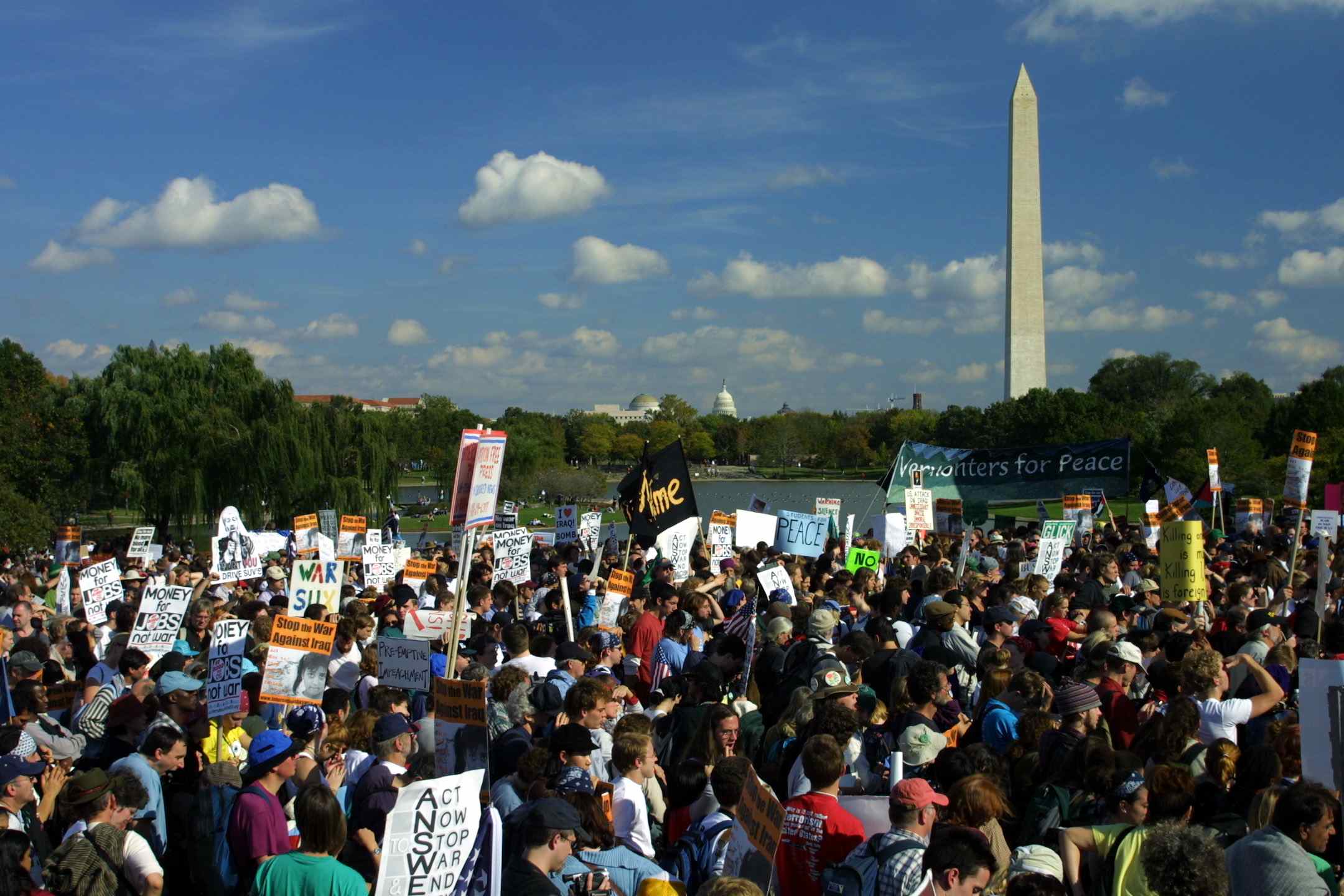 Peace protest