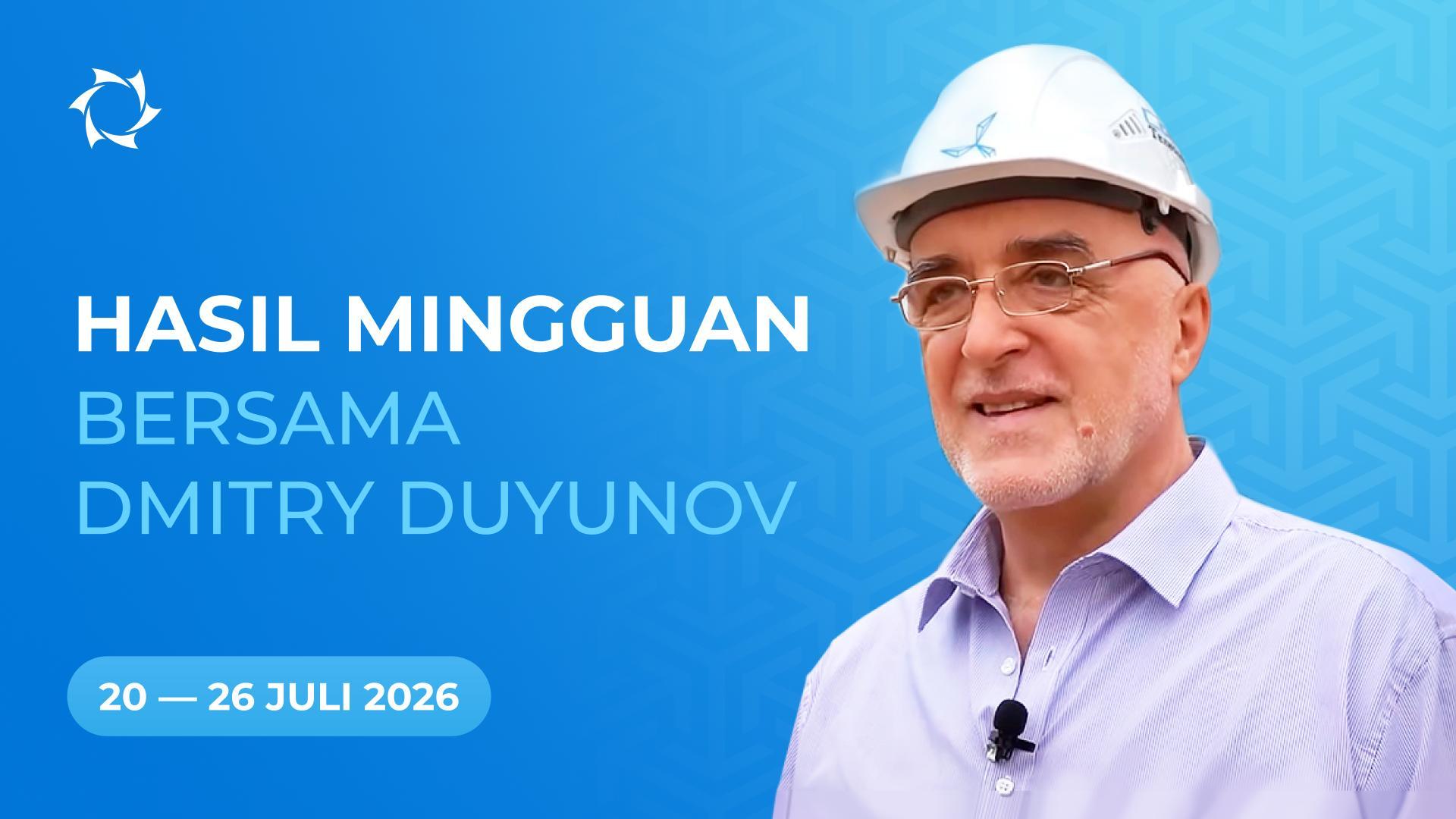 Ringkasan mingguan di proyek "Motor Duyunov"