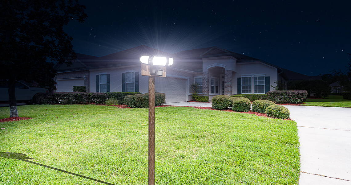 LED Outdoor Motion Lights for Eaves