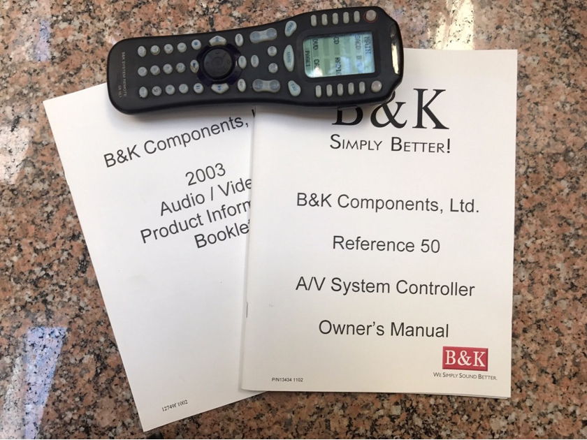 B&K Components Reference 50 Excellent Condition w/box, manual, remote.