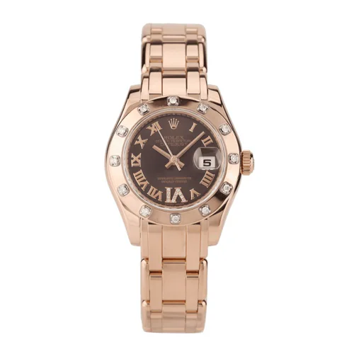 Rolex Lady-Datejust Pearlmaster Rose Gold Diamonds