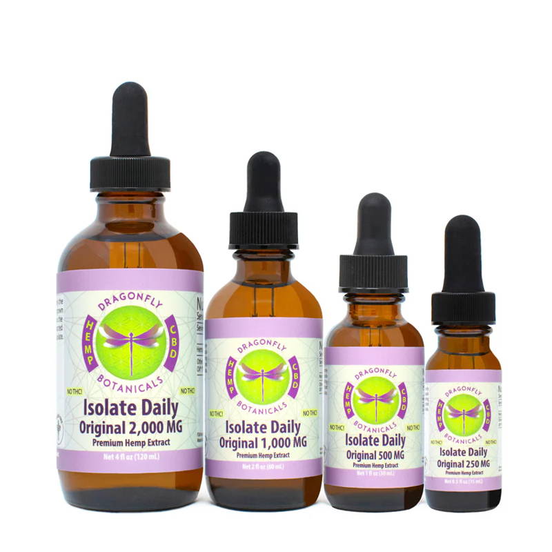 Isolate Daily CBD Oil No THC Original Mint Citrus