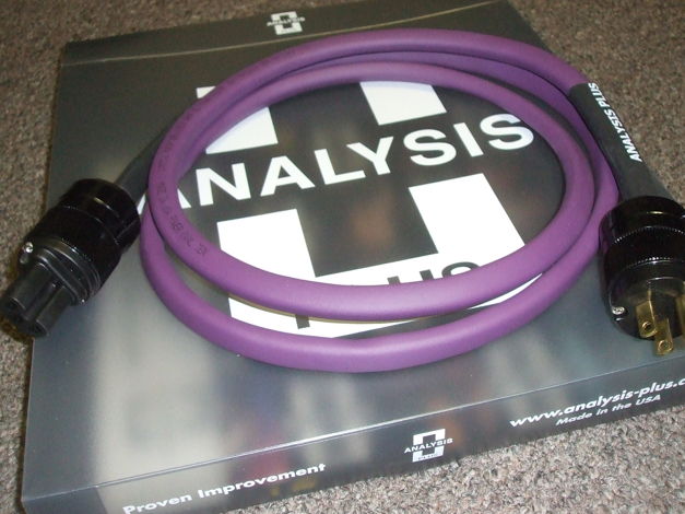 Analysis Plus Power Oval 10 power cord with 15 amp IEC