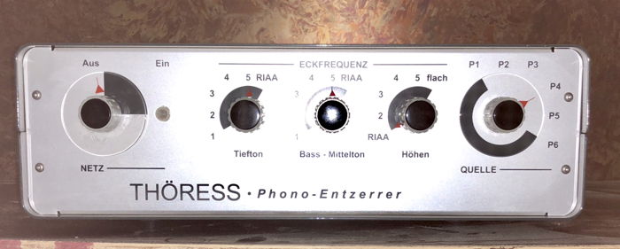 Thoress German made Reference Tube Phonostage. SIX INPUTS!