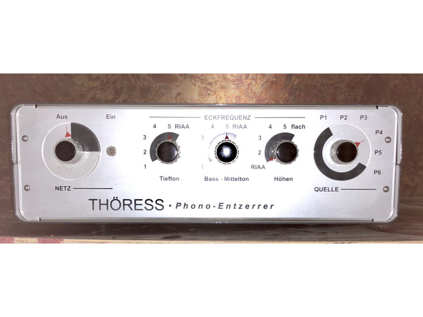 Thoress German made Reference Tube Phonostage. SIX INPUTS!