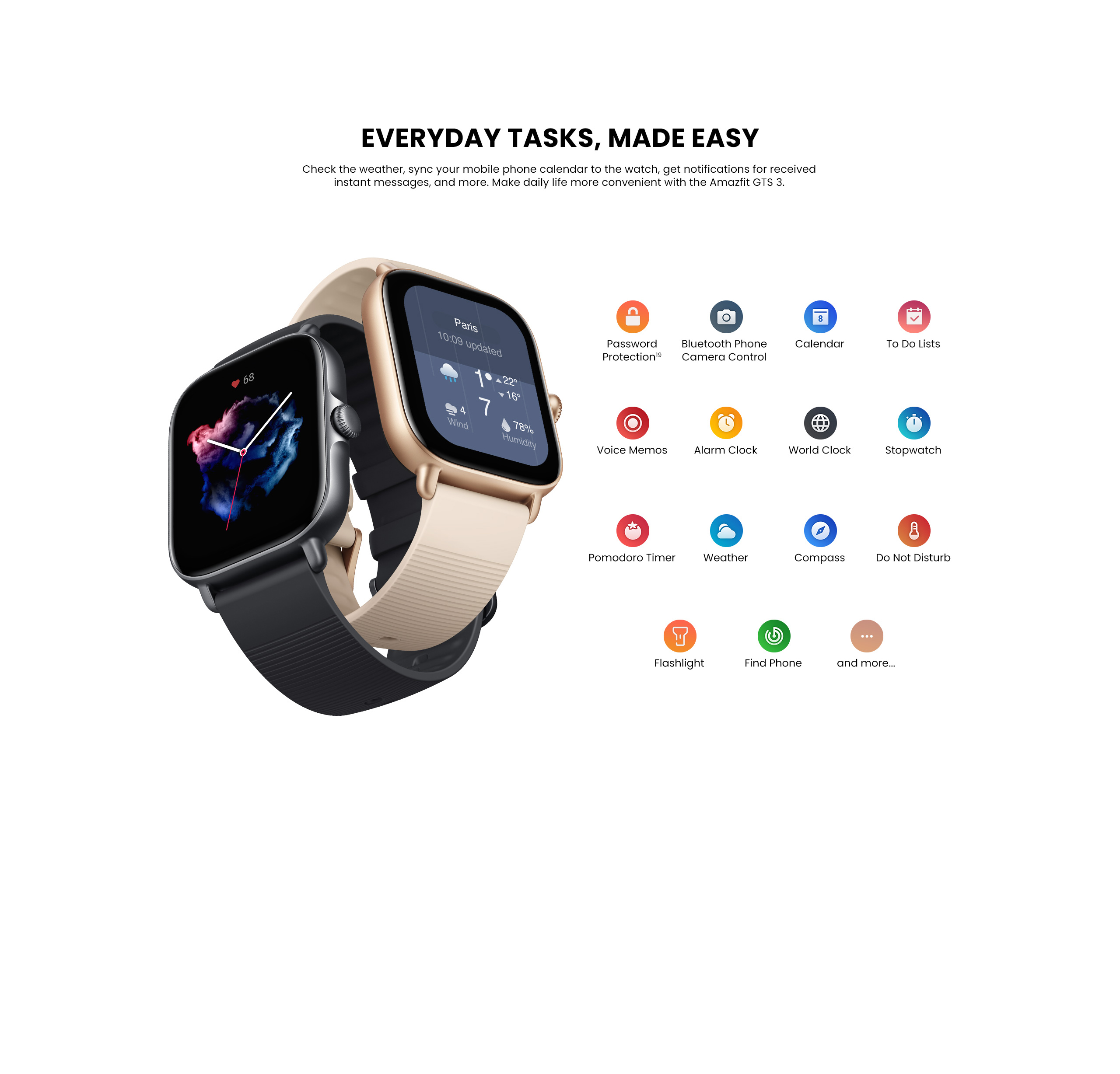 Amazfit UK Online Store - GTS 3 Smartwatch – Amazfit-eu