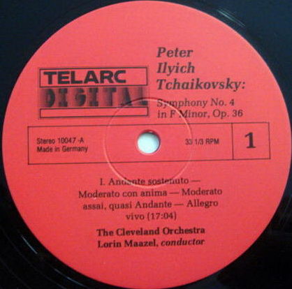 ★Audiophile★ Telarc / MAAZEL, - Tchaikovsky Sym. No 4, ...