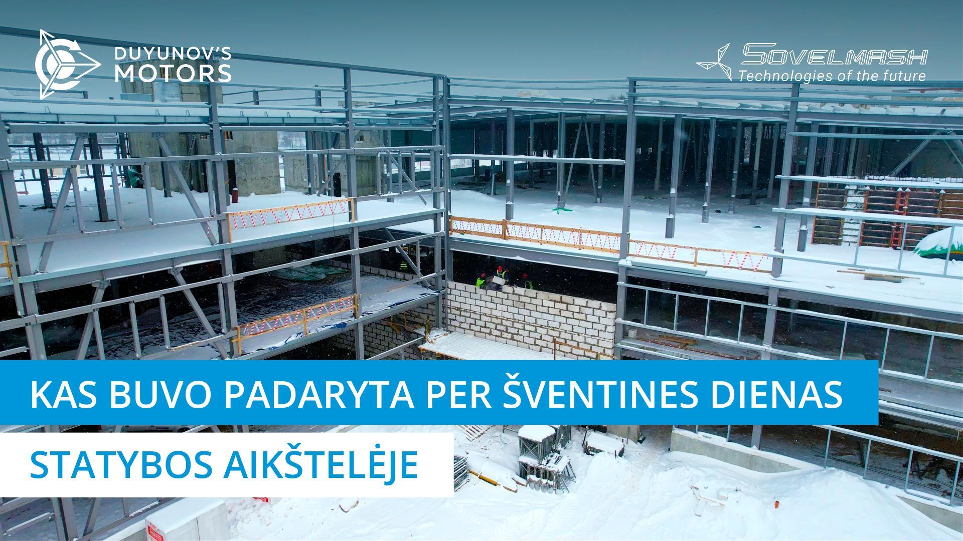 Kas buvo padaryta statybos aikštelėje per šventines dienas | 217 diena