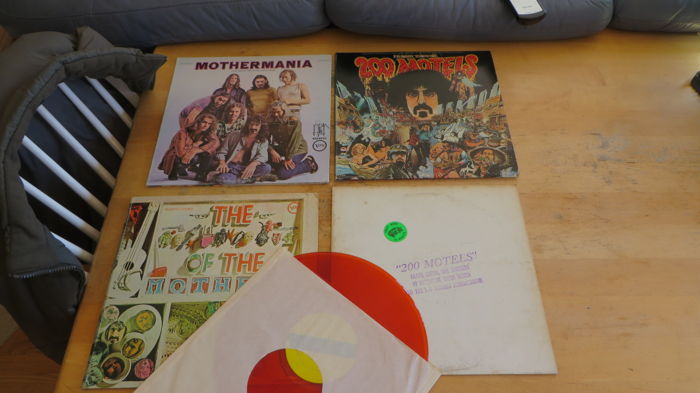 zappa - 4 original lps mothermania, etc.