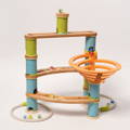 Montessori Bamboo Marble Run.