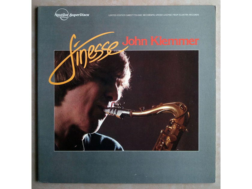 NAUTILUS SUPERDISCS | JOHN KLEMMER - Finesse - / Limited Edition Direct-to-Disc Recording / NM