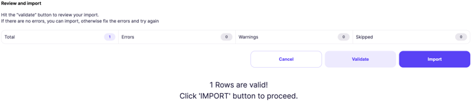 guest import validation