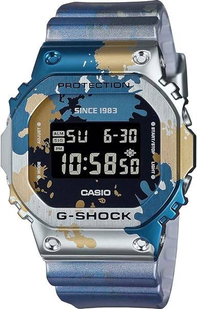montre casio multicolore