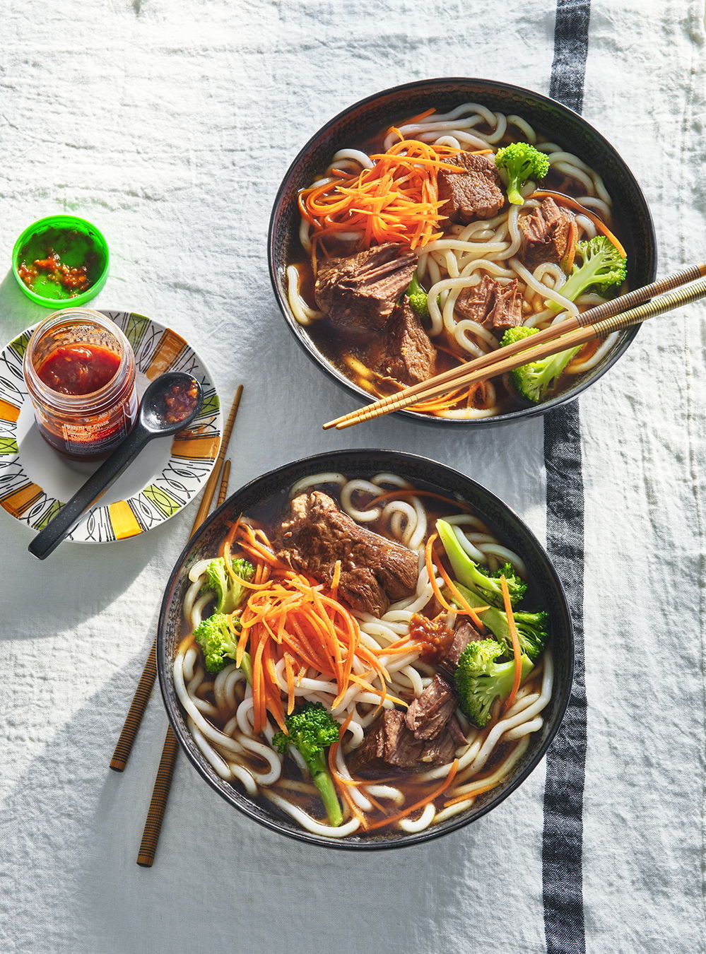 Slow Cooker Beef and Udon Noodle Soup | RICARDO