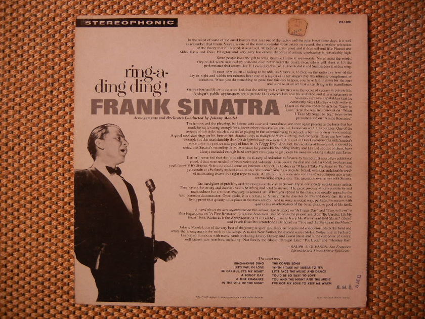 Frank Sinatra - ring-a-ding ding Reprise R9-1001 Stereo
