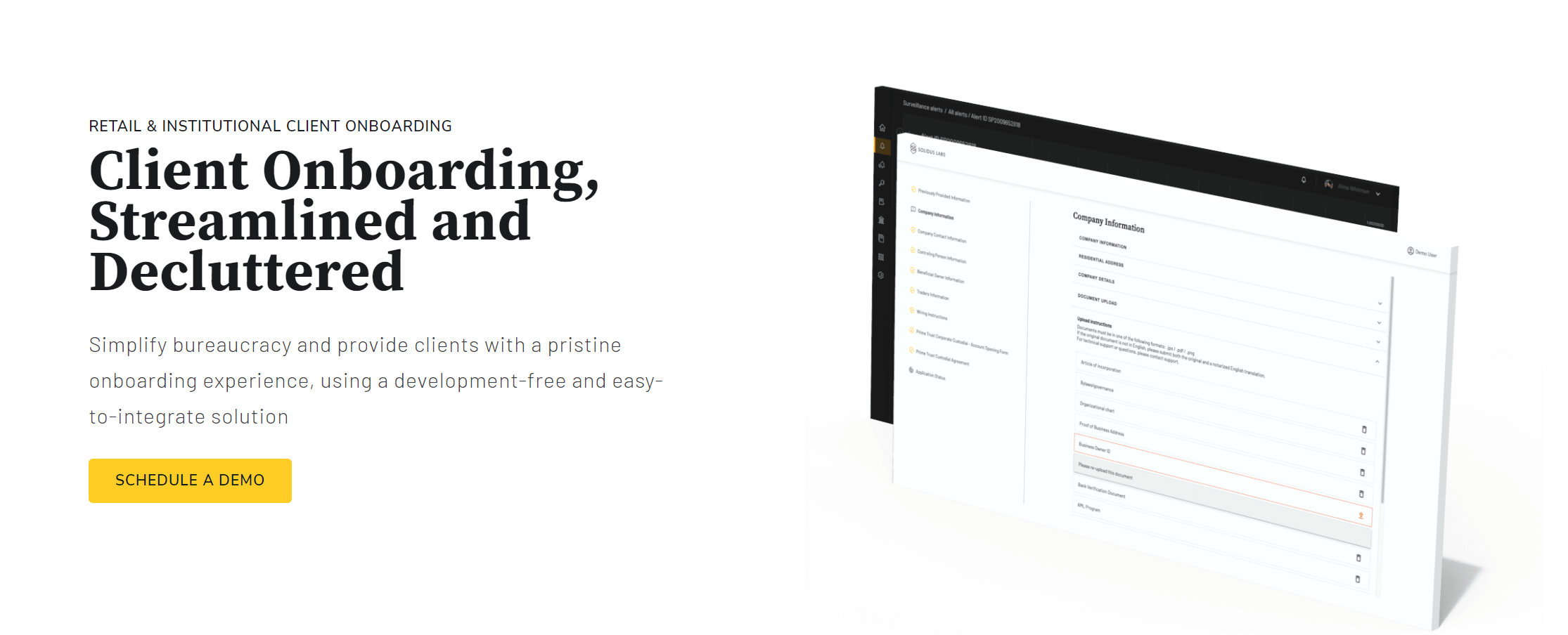 Solidus Labs product / service
