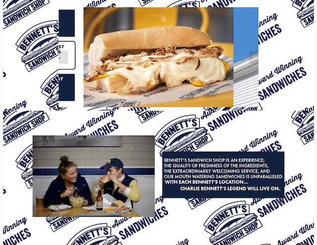 bennetts sandwich shop - cloudwaitress