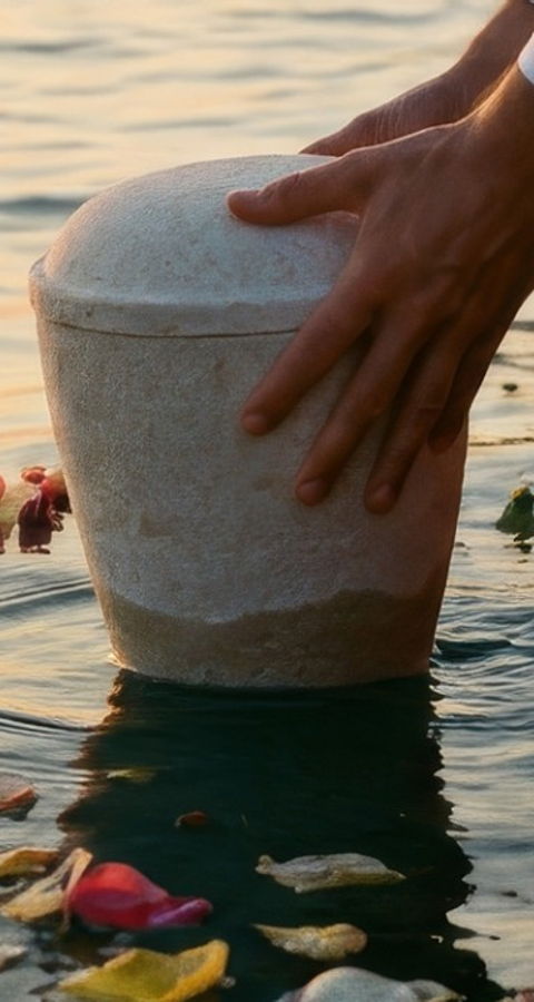 Seebestattung in Nordsee und Ostsee – Urne wird würdevoll dem Wasser übergeben