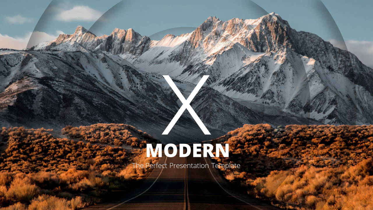 Modern X Consulting Firm Proposal Presentation Template Title Page